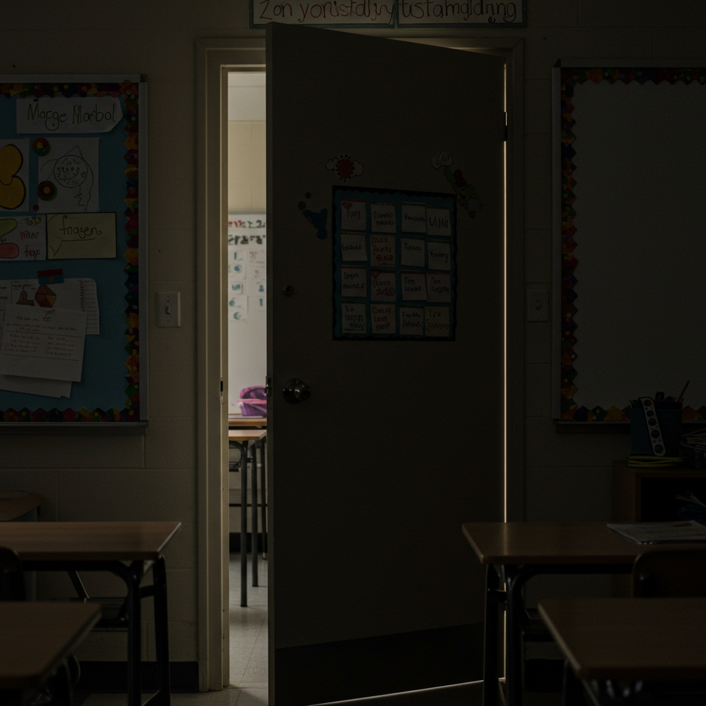 The Misunderstanding: Classroom Door Ajar