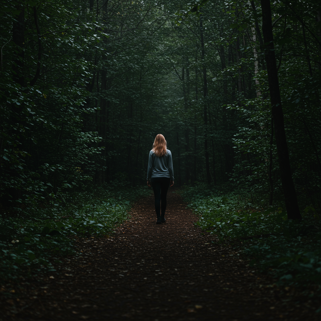 The Acceptance: Walking into the Woods