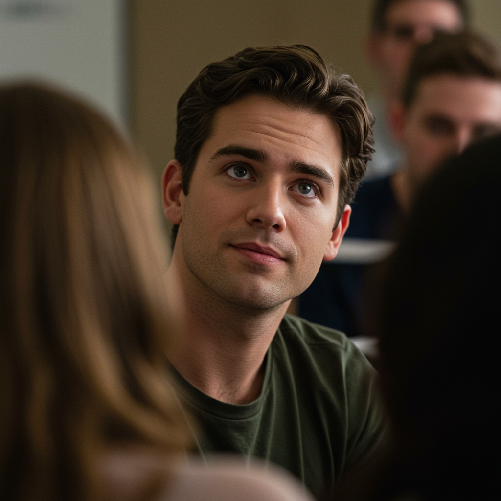 The Spark of Curiosity: Ethan's Gaze